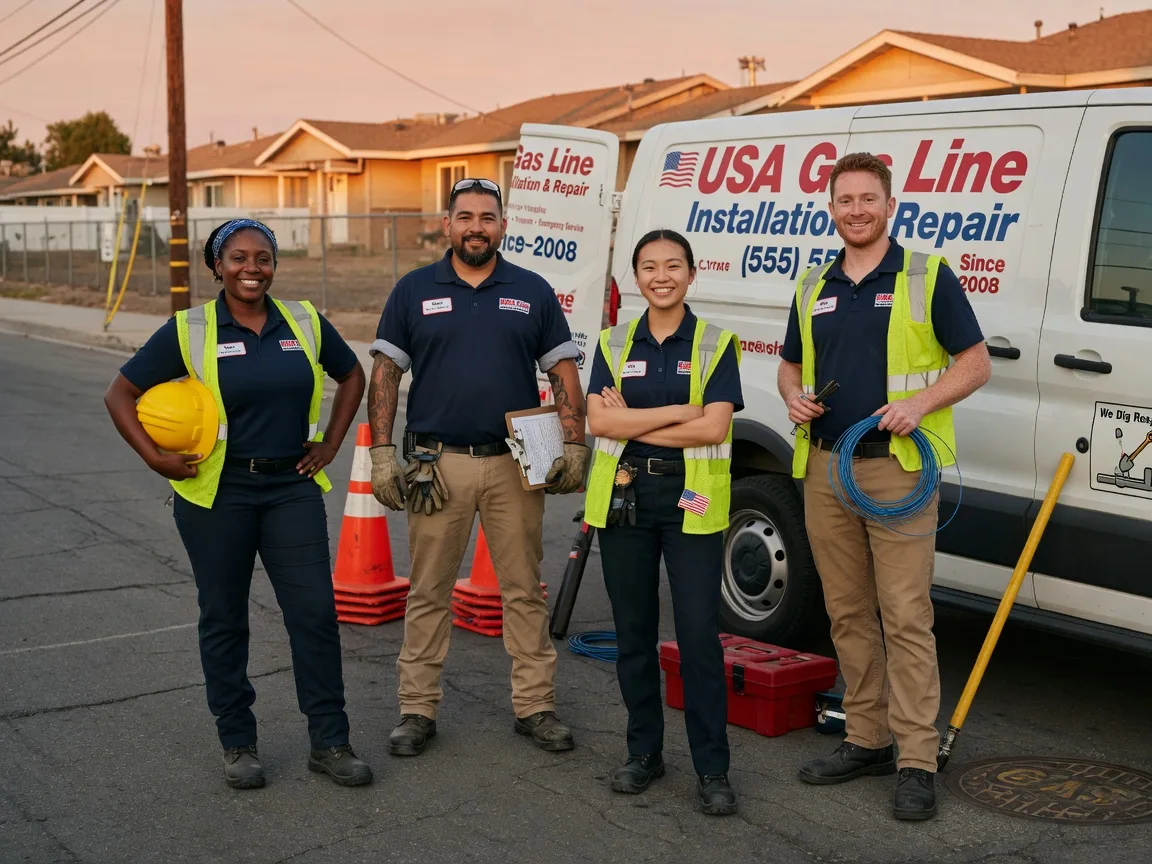 Gas Line Installation company in Polkville, NC